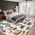 Custom Large Area Rug Floor Carpet (7:5)