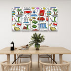 Custom 5 Panels Canvas Prints Wall Art (Set D)