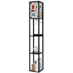 Custom Lampshade for Floor Lamp with Shelves