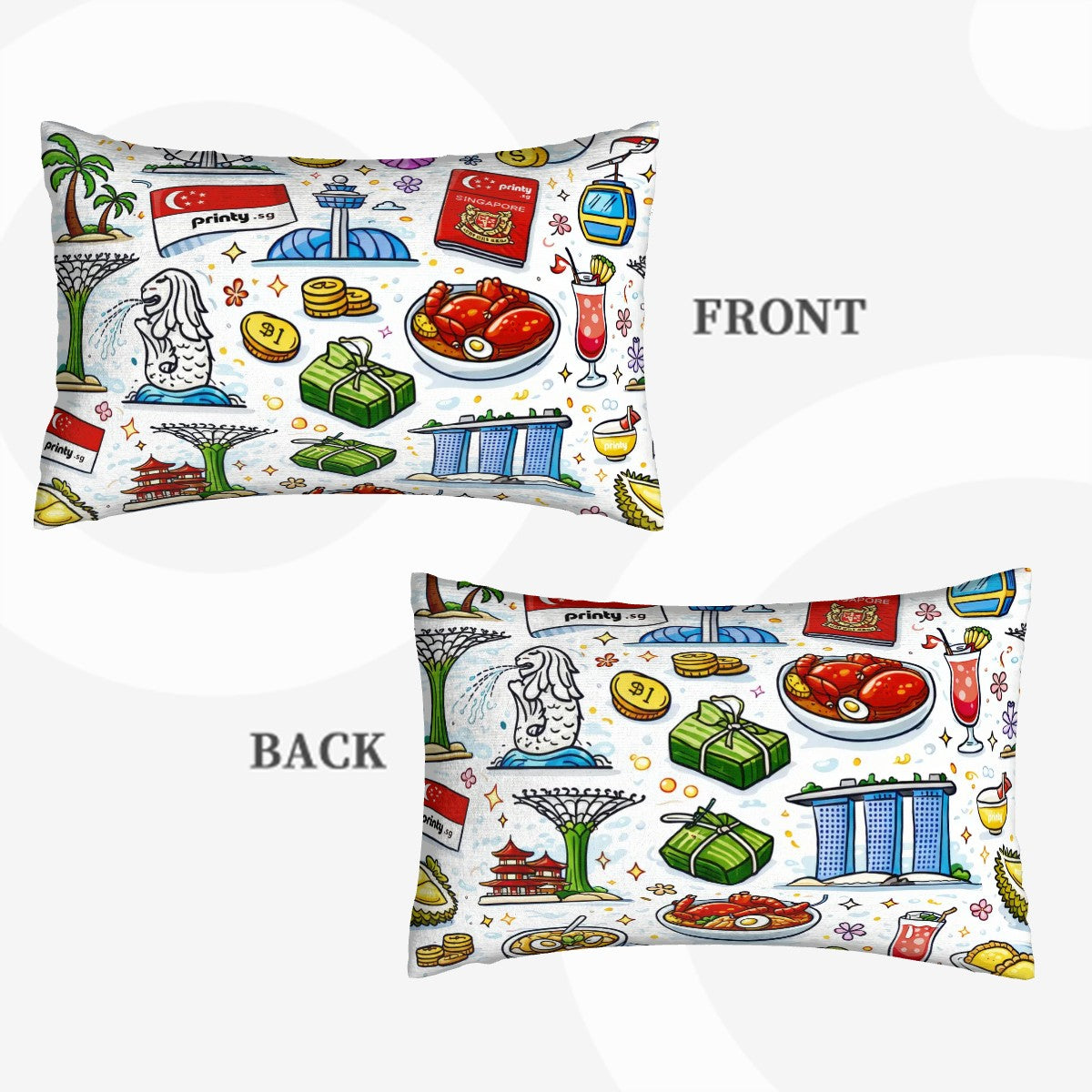 Custom Plush Throw Pillow Covers (Double-Sided Design & Multi-Size)