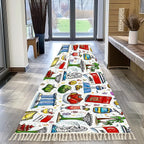 Custom Multiple Sizes Runner Rug with Tassels