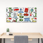 Custom 4 Panels Canvas Prints Wall Art (Set B)