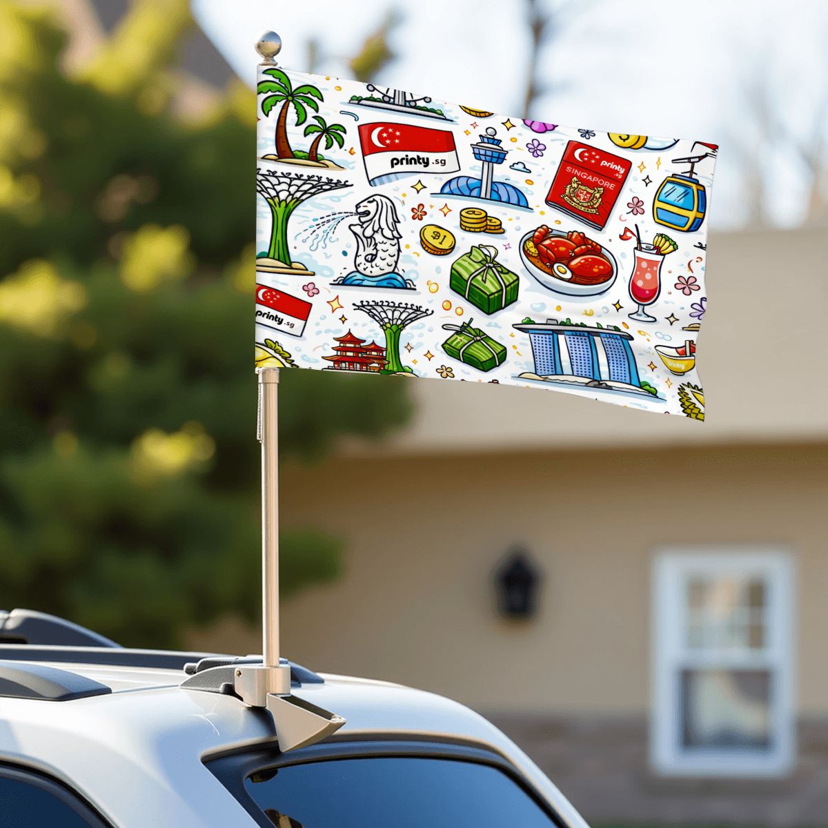 Custom Car Flag 18"x12"