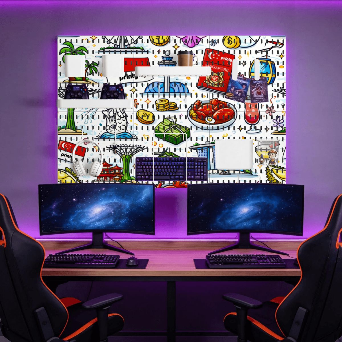 Custom 6 PCS Pegboard Kit