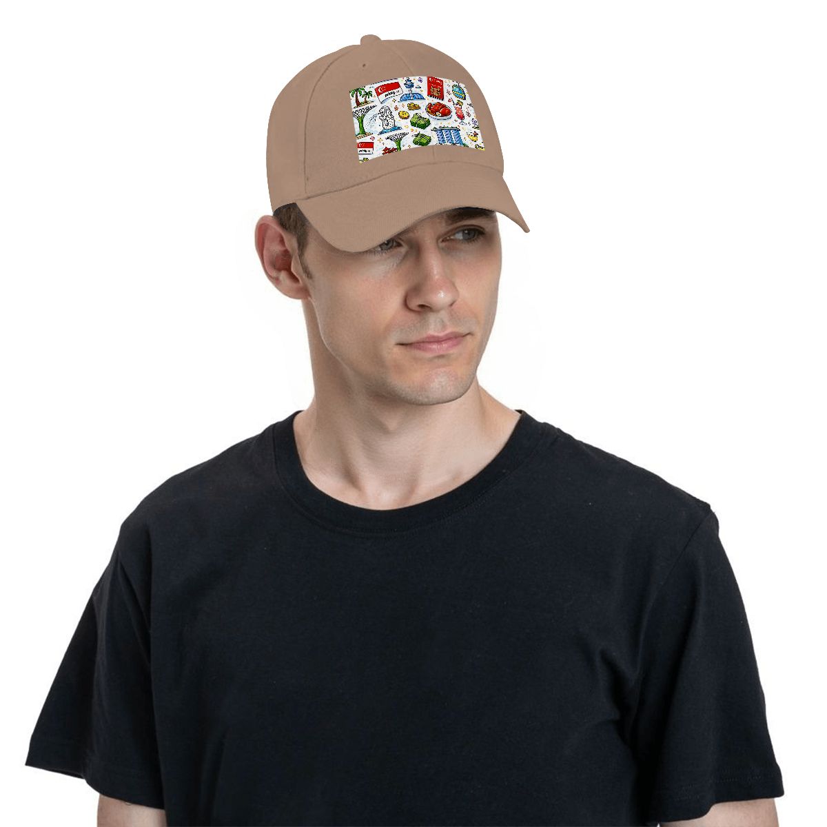 Custom Curved Eaves Trucker Hat (Solid Color)