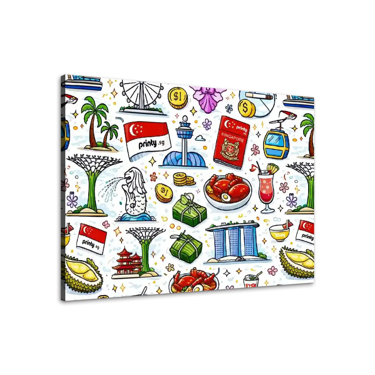 Custom Frameable Canvas Prints Wall Art (Horizontal)