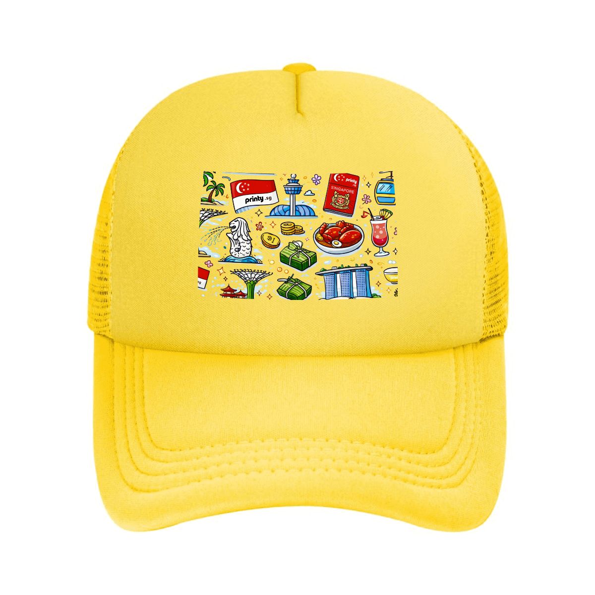 Custom Mesh Baseball Cap (Area Pattern)