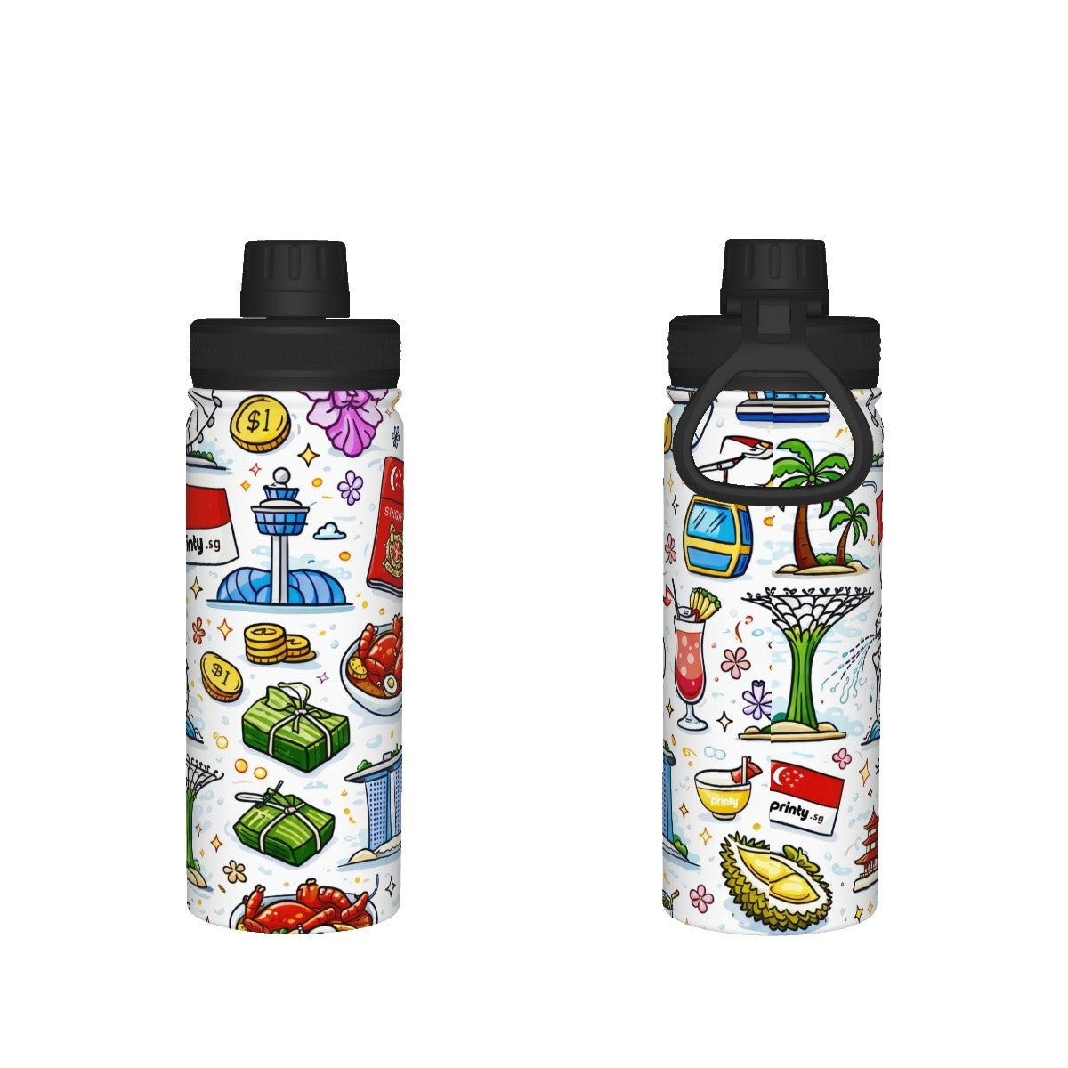 Custom Sports Insulated Water Bottle (18oz)