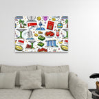 Custom Frameable Canvas Prints Wall Art (Horizontal)