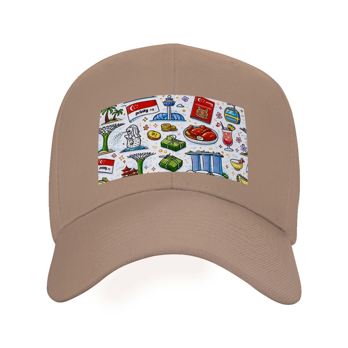 Custom Curved Eaves Trucker Hat (Solid Color)