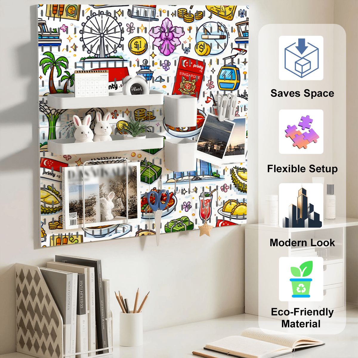 Custom 4 PCS Pegboard Kit