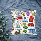 Custom Plush Throw Pillow Covers (Double-sided Design)