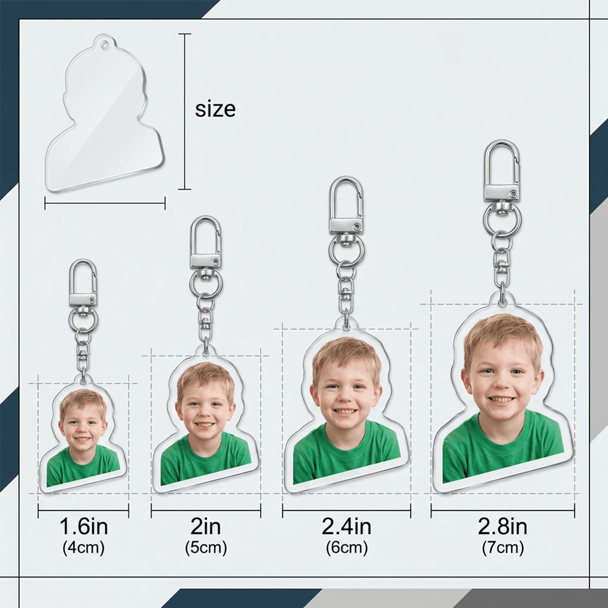 Custom Shaped Acrylic Keychain