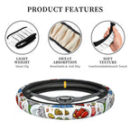 Custom Thickened Elastic Car Steering Wheel Cover