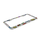Custom 2-Hole Oval License Plate Frames 2 pcs