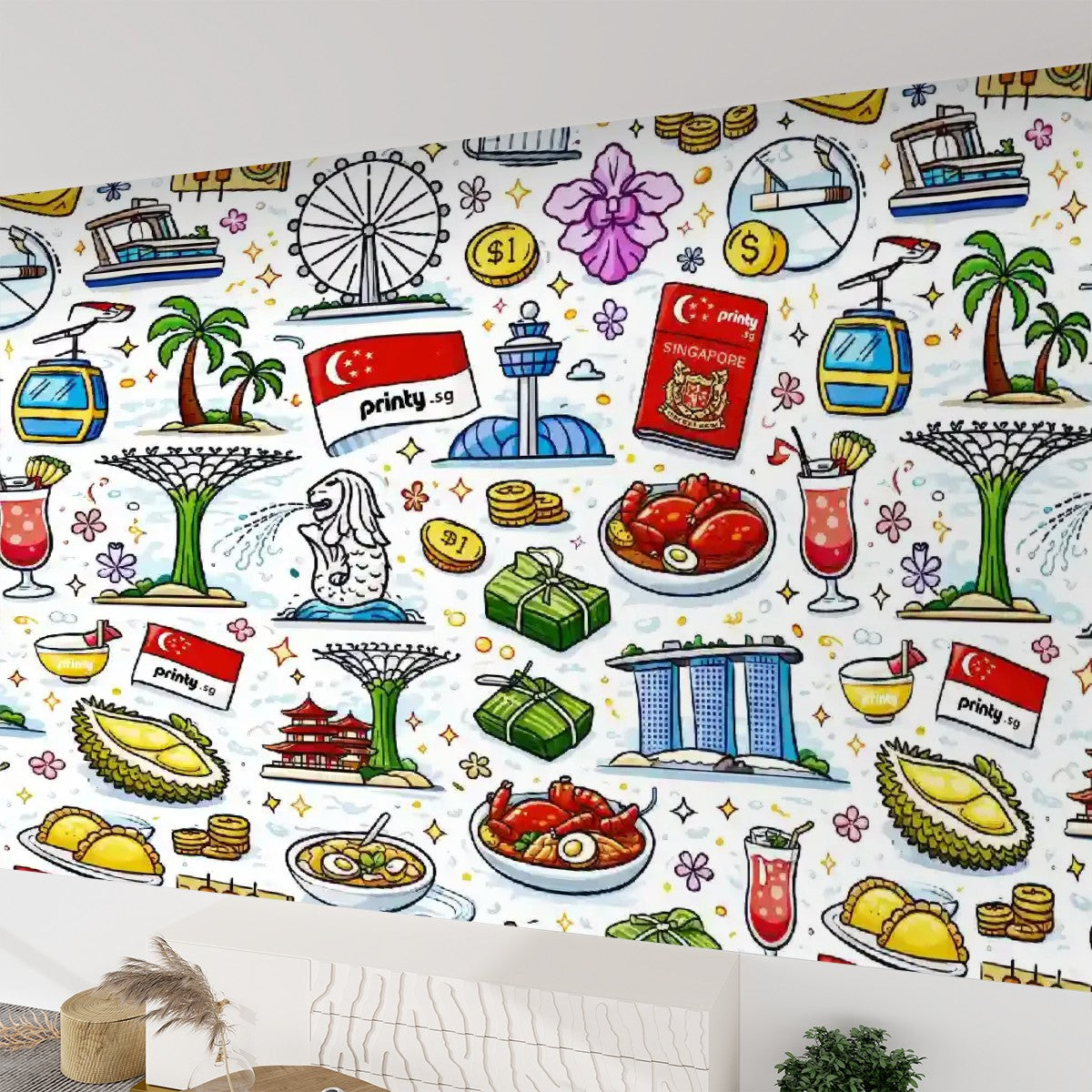 Custom Self Adhesive Wallpaper