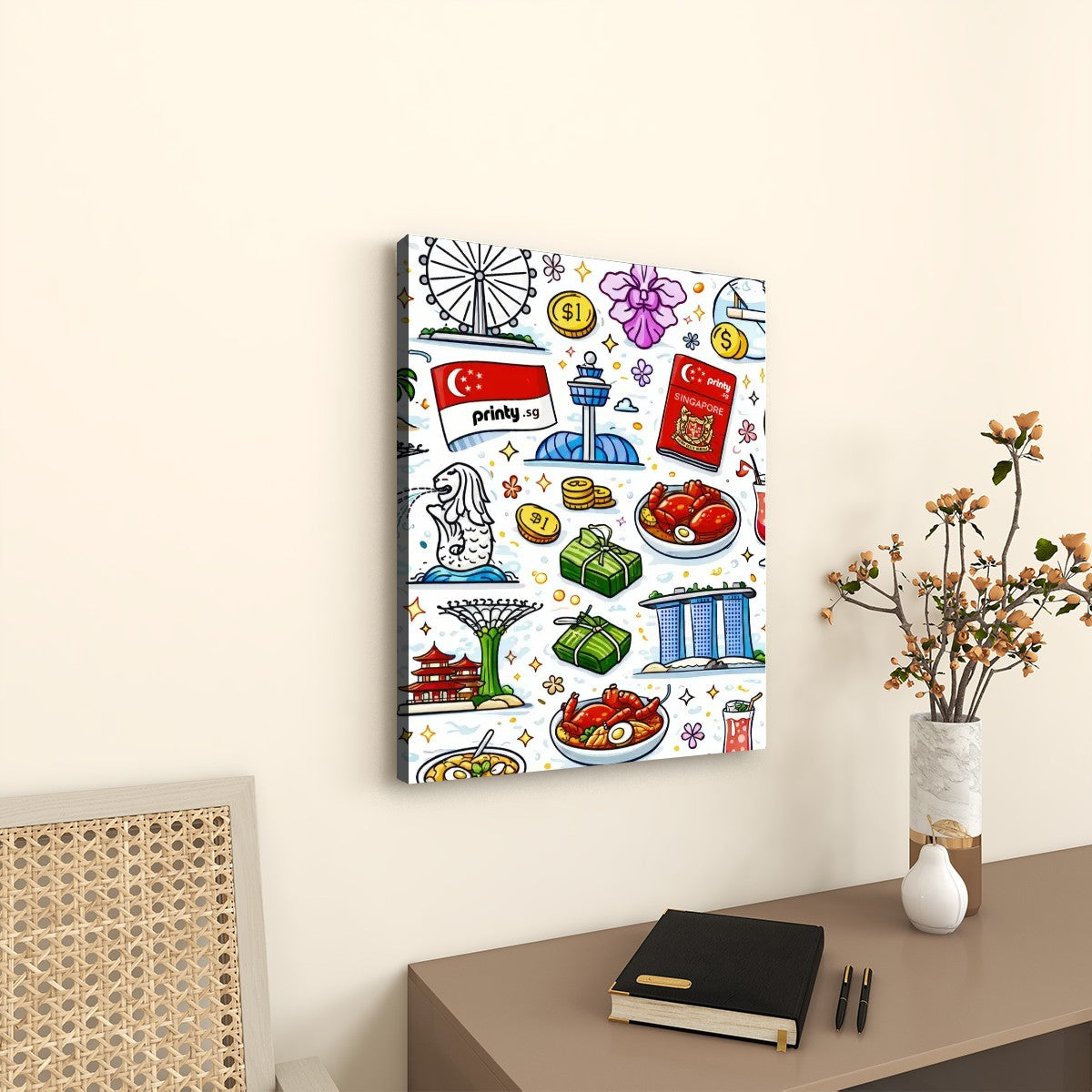 Custom Canvas Prints Wall Art (4:5)