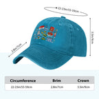 Custom Unisex Washed Denim Baseball Cap