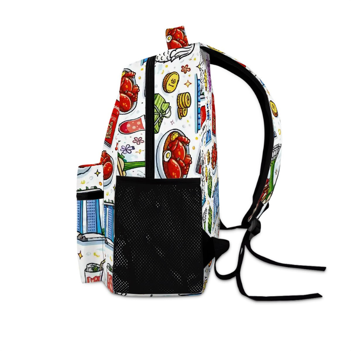 Custom Large Twill Cloth Backpack