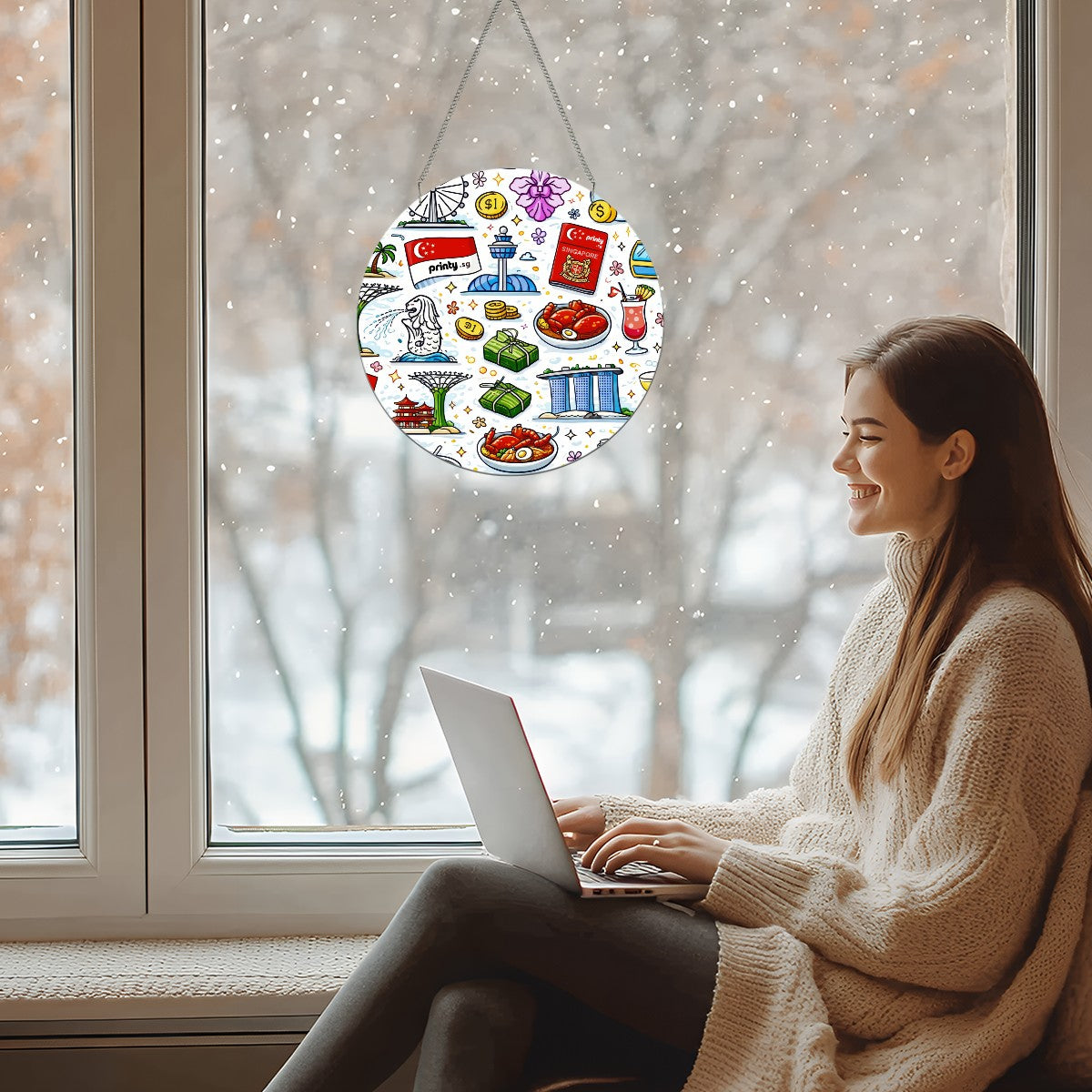Custom Acrylic Window Hanging Ornament