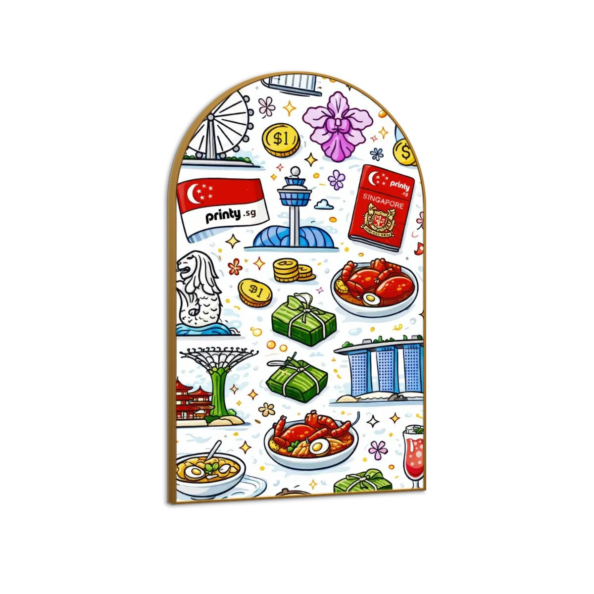 Custom Arched Canvas Prints Wall Art