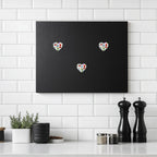 Custom Heart Shape Acrylic Fridge Magnets