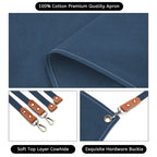 Custom Children's Canvas Cross Back Apron with Pockets