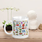 Custom Ceramic Coffee Mug (11oz) (Area Print)