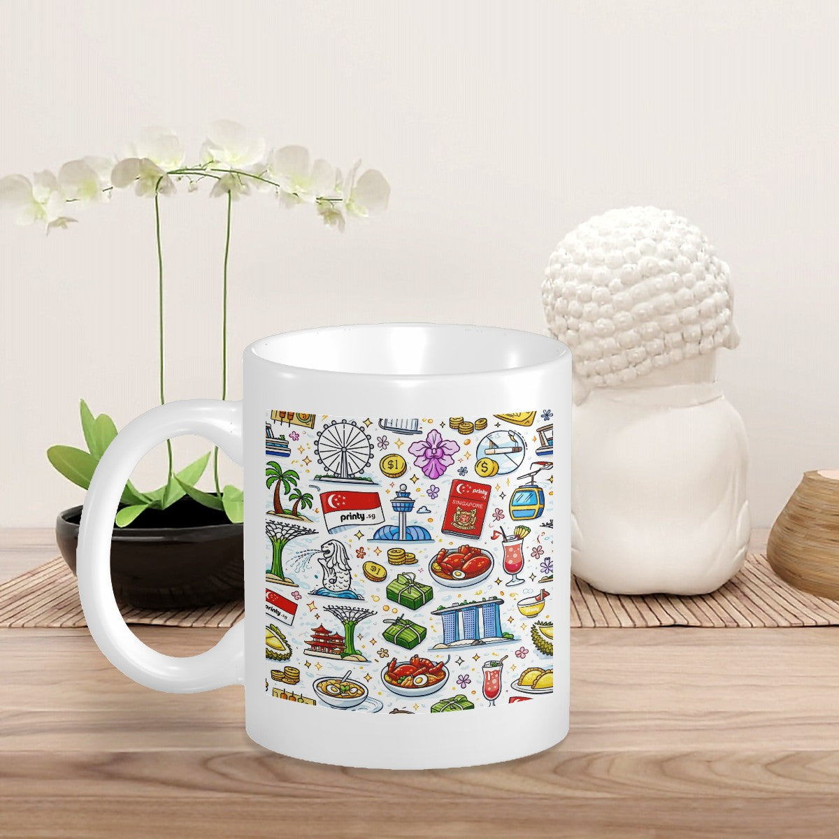 Custom Ceramic Coffee Mug (11oz) (Area Print)