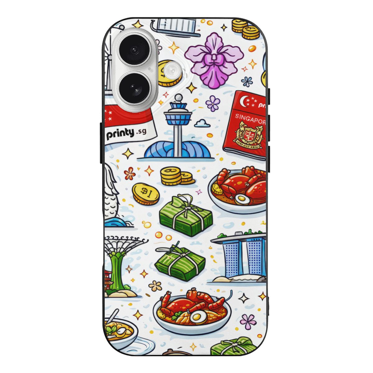 Custom iPhone 17 TPU Black Phone Case