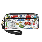 Custom Rectangular Leather Makeup Bag