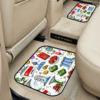Custom Rear Car Floor Mats 2 pcs