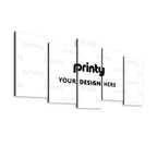 Custom 5 Panels Canvas Prints Wall Art (Set E)