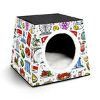 Custom Space Capsule Pet Bed