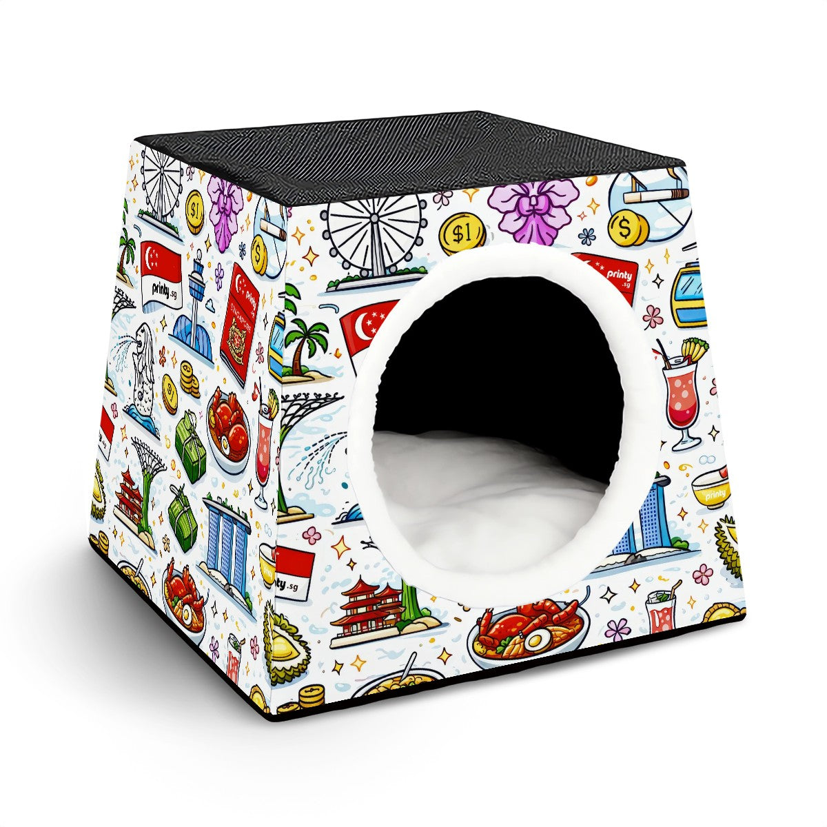 Custom Space Capsule Pet Bed