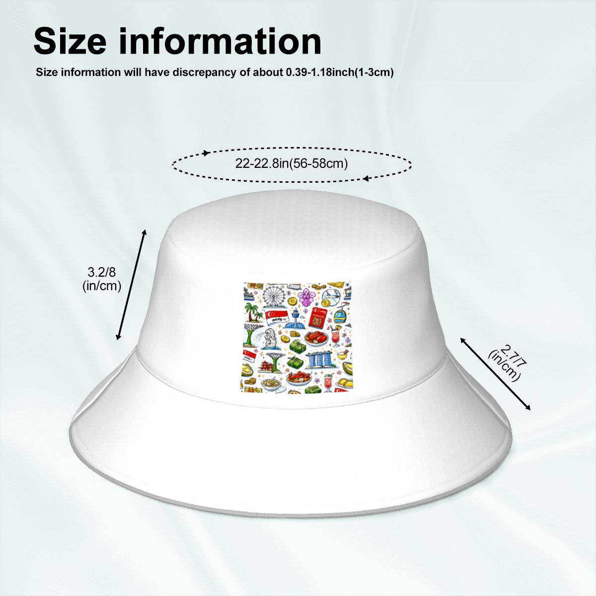 Custom Reflective Bucket Hat (Double-sided)