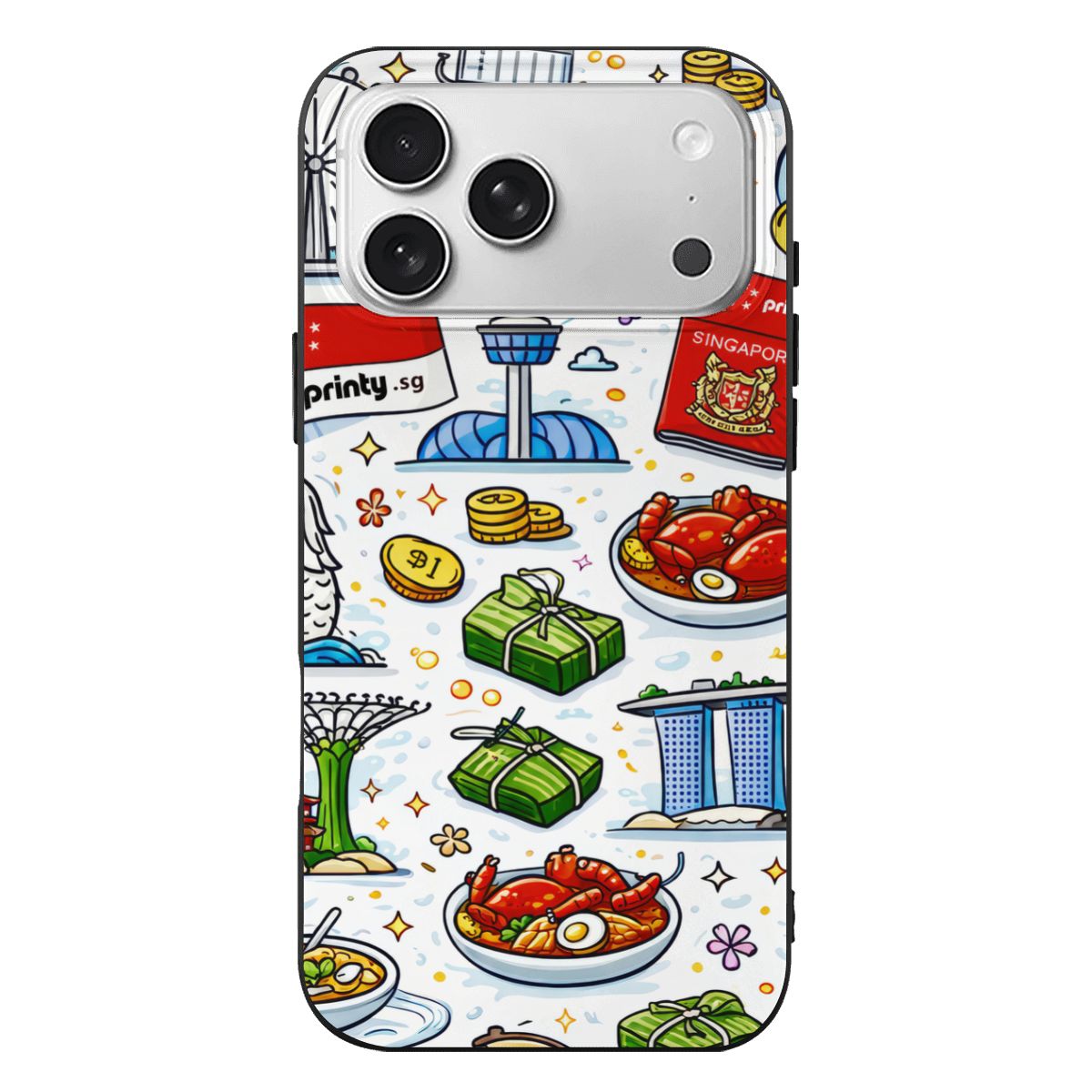 Custom iPhone 17 Pro Max TPU Black Phone Case