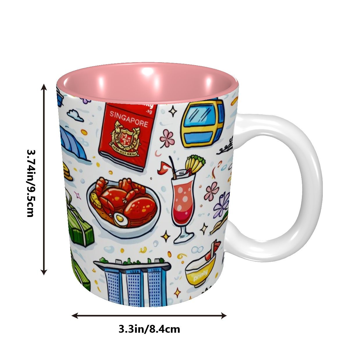 Custom Ceramic Coffee Mugs (11oz)