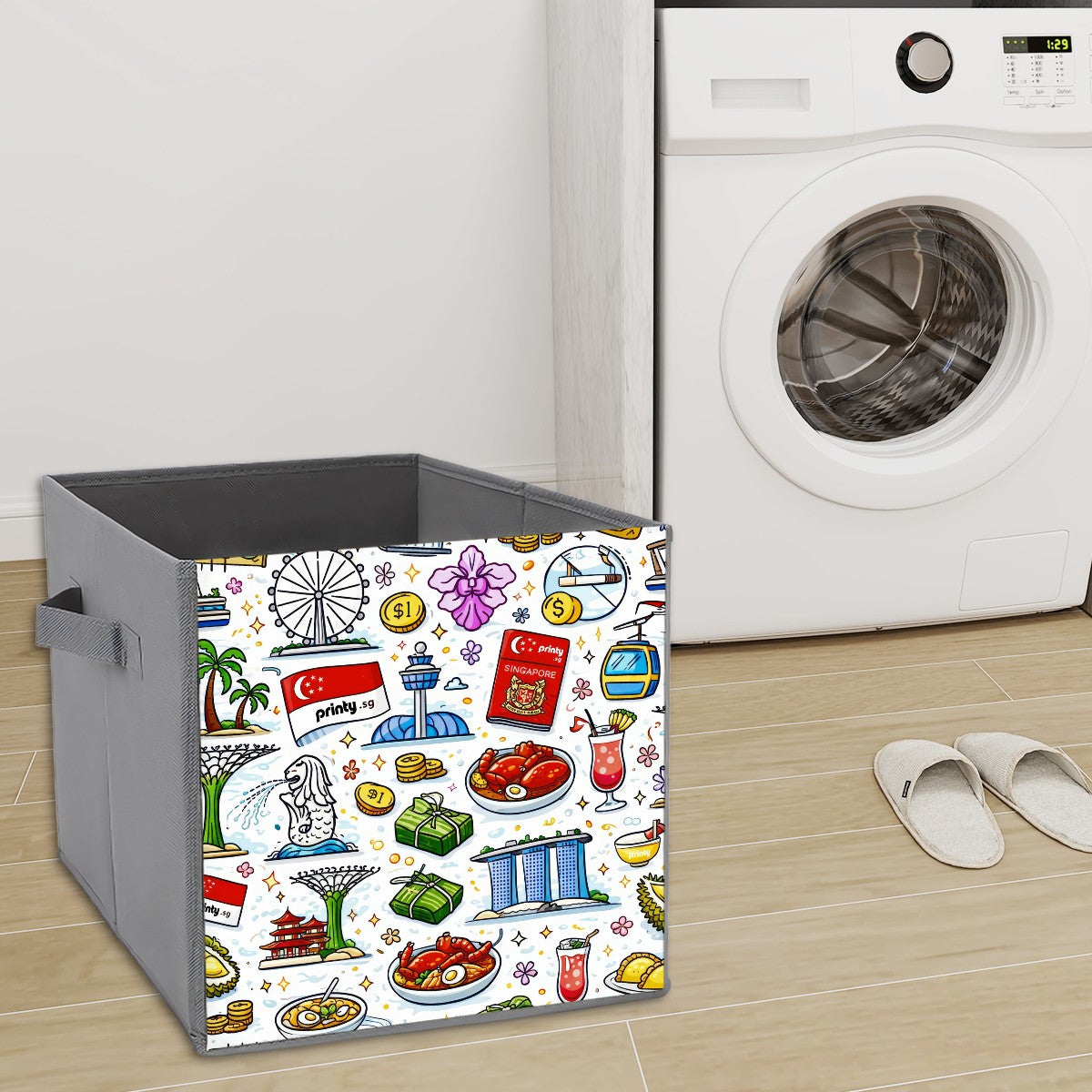 Custom Collapsible Storage Bins