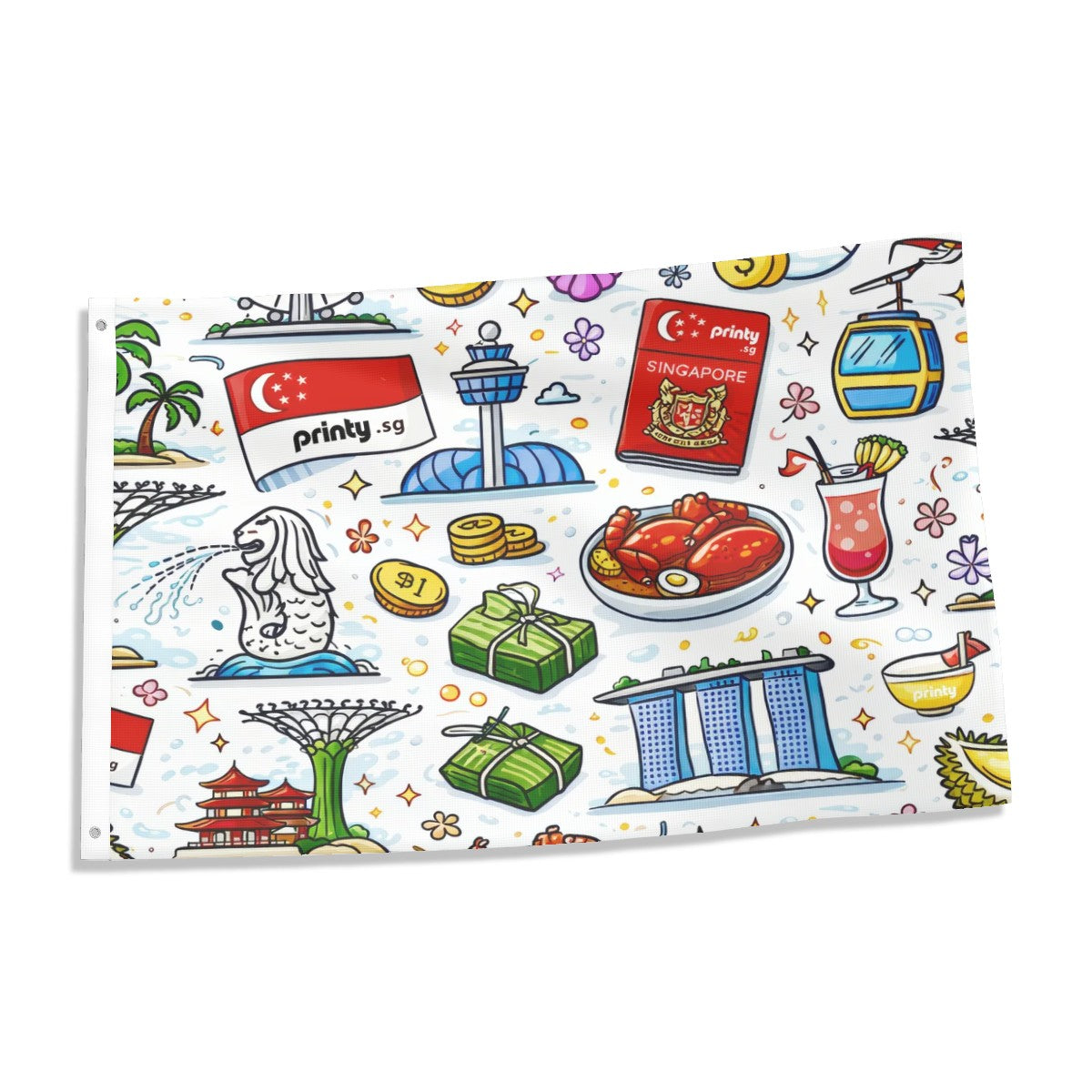 Custom Outdoor Decor Flags Double Sided (2:3)