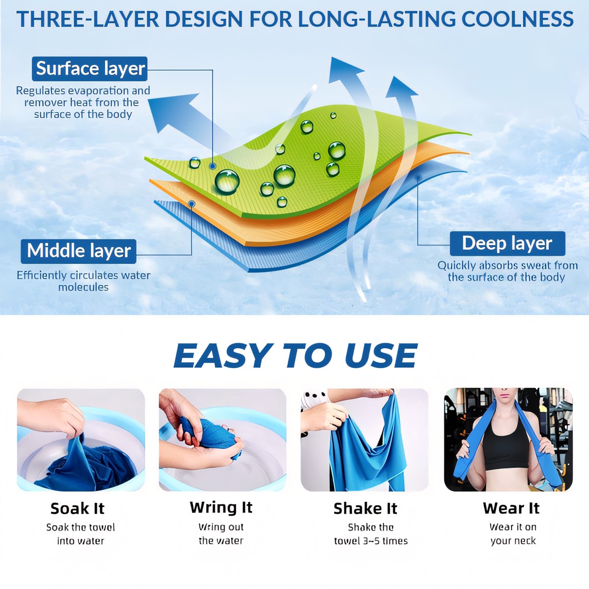 Custom Cold Sports Towel