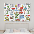 Custom Horizontal Lightweight Wall Tapestry for Bedroom (4:3)