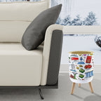 Custom Round Trash Can with Lid