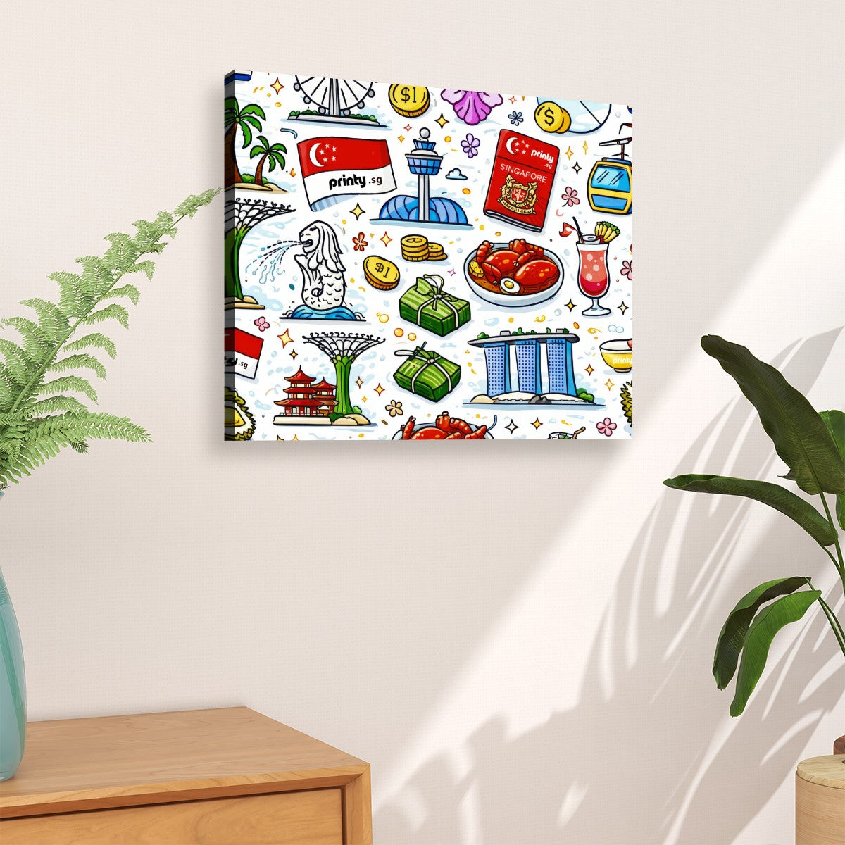 Custom Canvas Prints Wall Art (5:4)