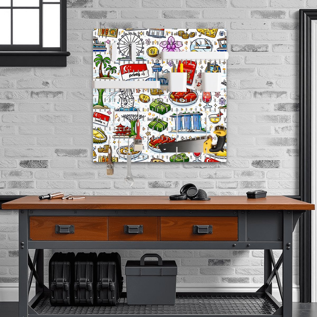 Custom 4 PCS Pegboard Kit