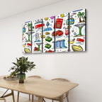 Custom 5 Panels Canvas Prints Wall Art (Set D)