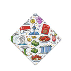 Custom Square Car Air Freshener Cards 6 pcs