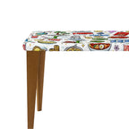 Custom Large Rectangle Anti-Oil Table Cover with Elastic Edged