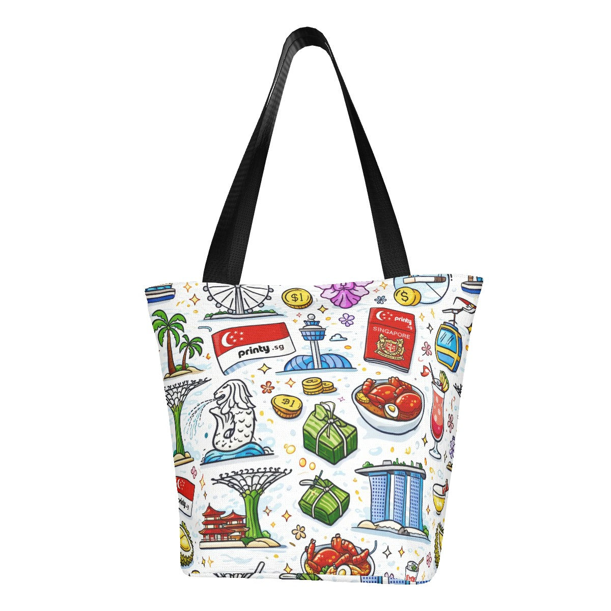Custom Shoulder Shopping Tote Bag for Women