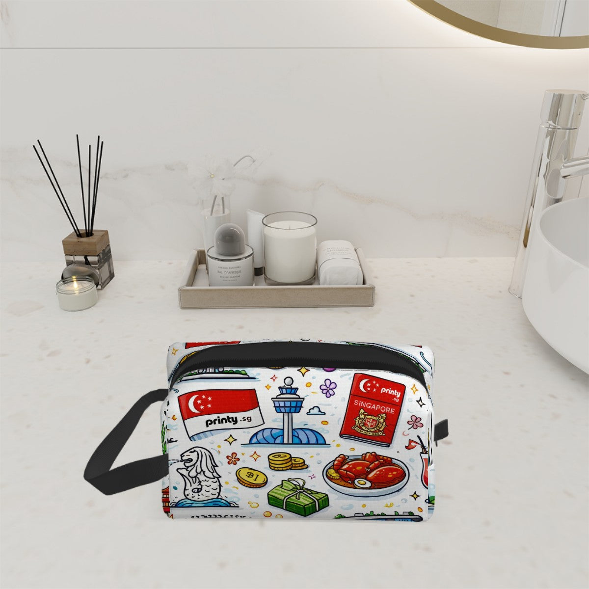 Custom Travel Toiletry Bag Portable Large Capacity